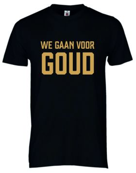 We gaan voor goud t-shirt